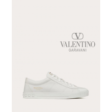 copy valentino canada yorkdale Cityplanet Calfskin Sneaker for Man in White