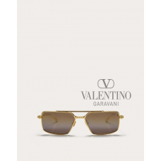 high quality fake valentino canada sale Vi - Rectangular Metal Frame in Gold/brown To Gold Gradient