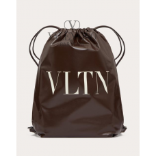 Real quality fake valentino canada Vltn Soft Backpack In Calfskin for Man in Fondant/white
