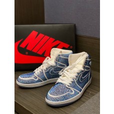Air Jordan 1 High Crystal Decoration Magic Blue