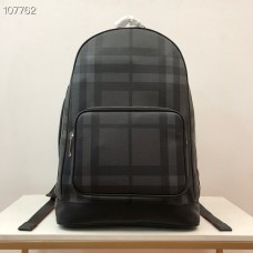 Burberry London Check and Leather Backpack Black