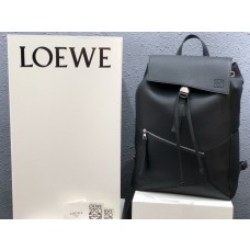 Loewe Puzzle Backpack Grained Calfskin All Black
