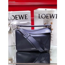 Loewe Puzzle Edge Bag Calfskin 29CM Navy Blue