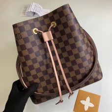 Louis Vuitton Neonoe Shoulder Bag Brown Pink